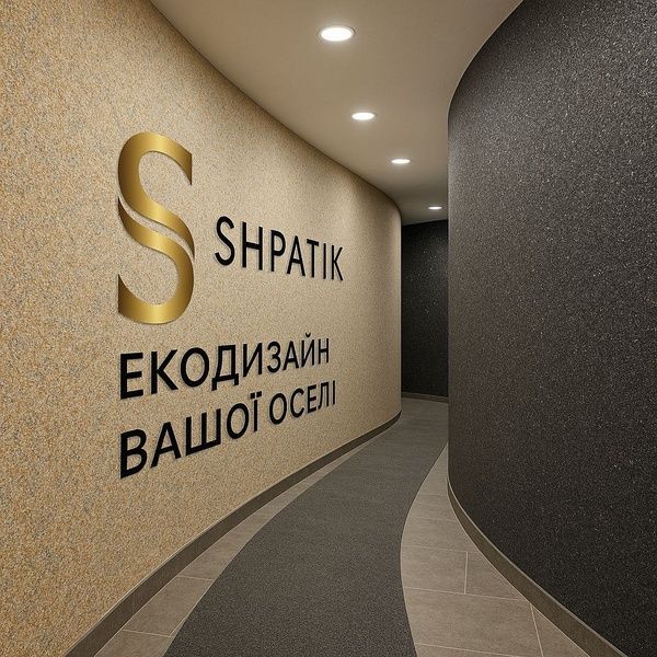 Рідкі шпалери мармурово-шовкові ТМ SHPATIK В19 Чорний 1 кг  фото