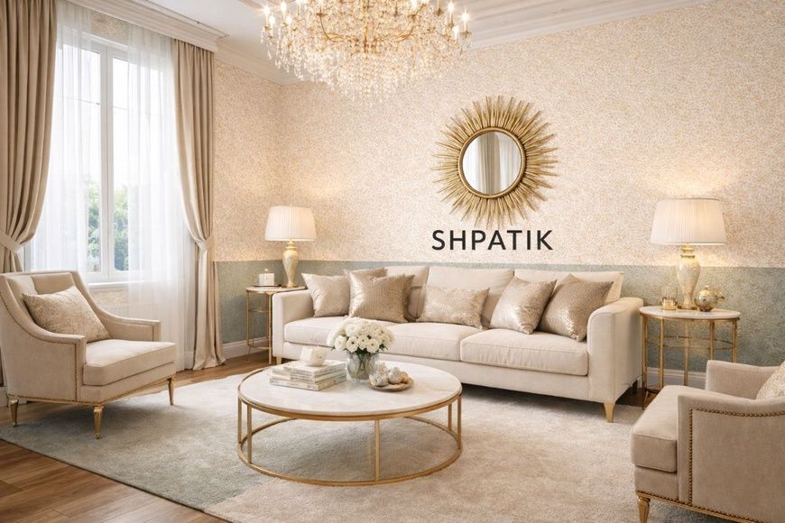 Рідкі шпалери мармурово-шовкові ТМ SHPATIK А05 Пісочний 1 кг  фото