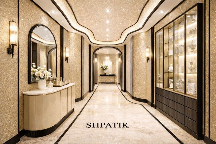 Рідкі шпалери мармурово-шовкові ТМ SHPATIK В17 Жовтий (темно-пісочний) 1 кг  фото