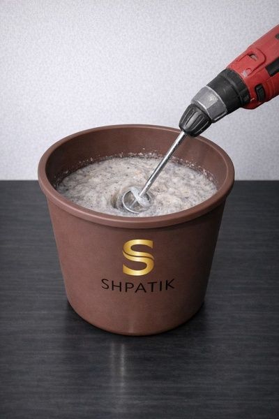Рідкі шпалери мармурово-шовкові ТМ SHPATIK А12 Зелений леопард 1 кг  фото