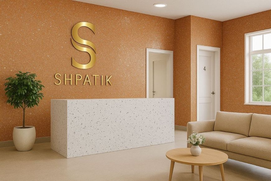 Рідкі шпалери мармурово-шовкові ТМ SHPATIK А18 Теракотовий 1 кг  фото